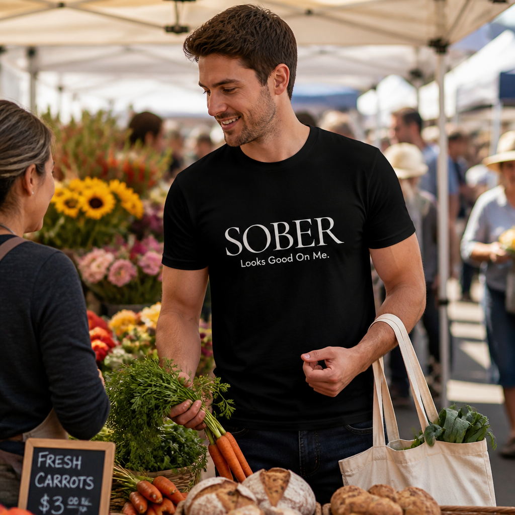 Sober Looks Good On Me™ Men's T-Shirt