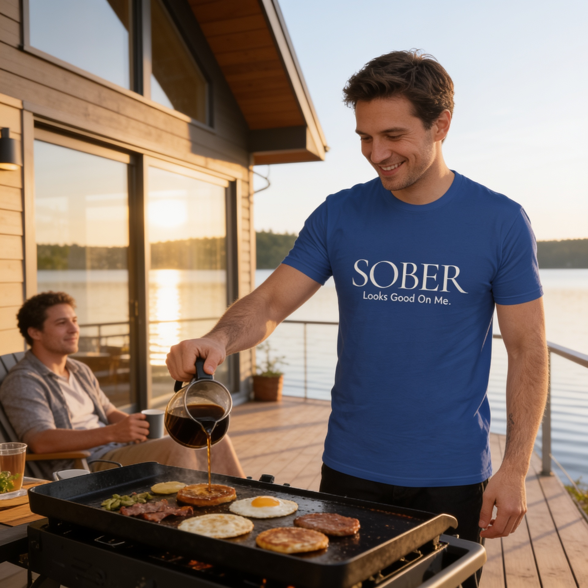 Sober Looks Good On Me™ Men's T-Shirt