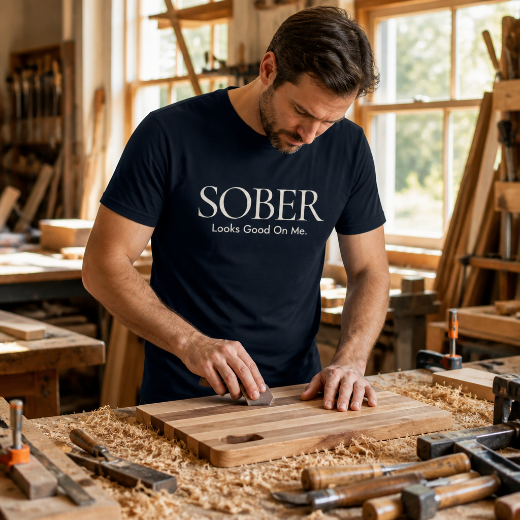 Sober Looks Good On Me™ Men's T-Shirt