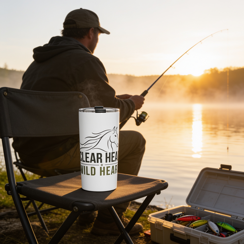 Clear Head. Wild Heart. 20 oz Insulated Tumbler