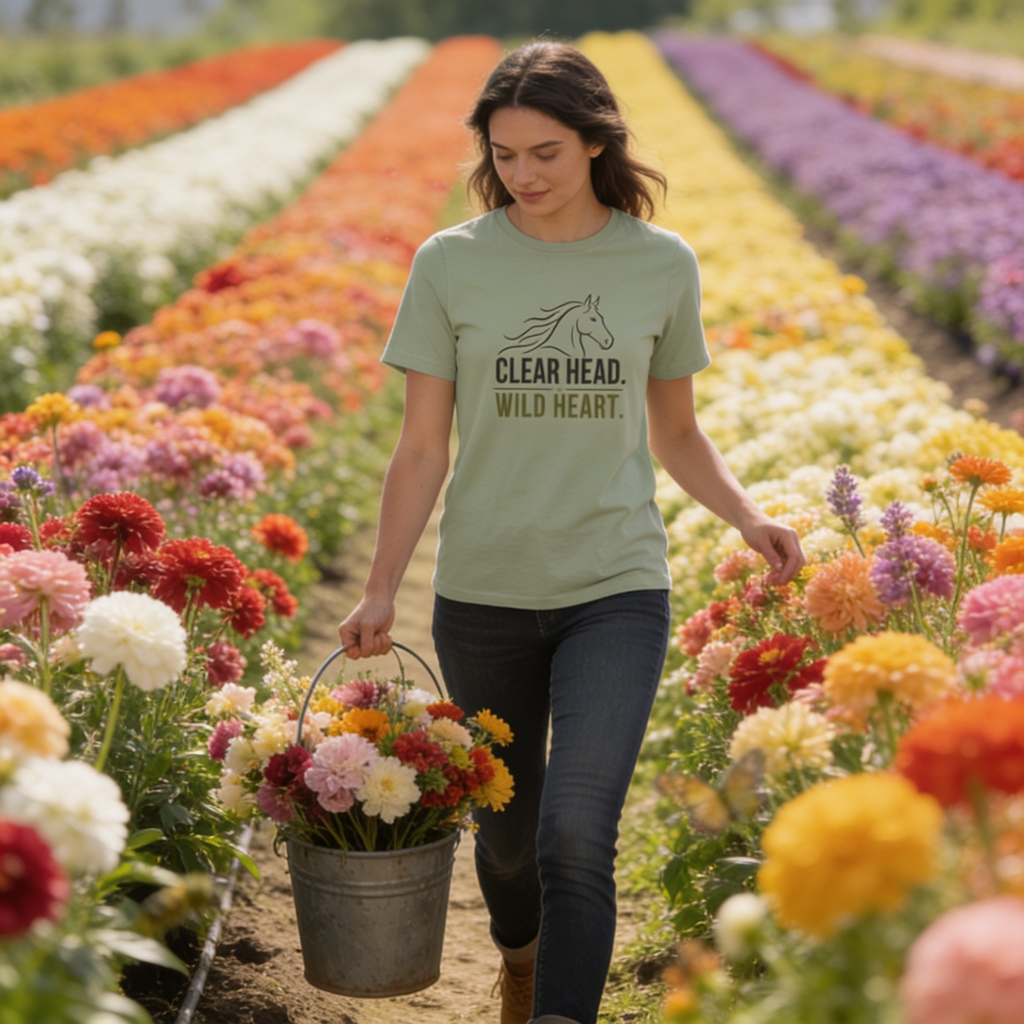 Clear Head. Wild Heart. Women's Relaxed T-Shirt